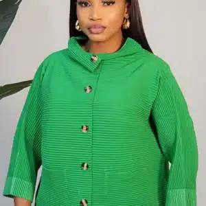 MIYAKE COLLAR BUTTON DOWN TOP 2911