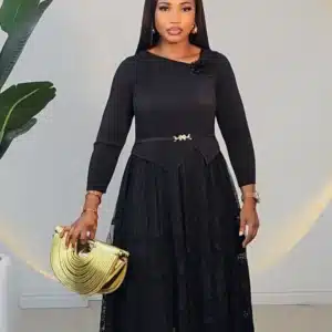 MIYAKI LACE SKATER DRESS 0512 - Image 2