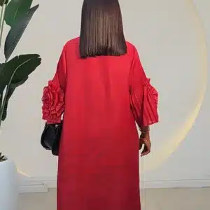 MIYAKI SIDE EMBROIDERY DRESS 503 - Image 3