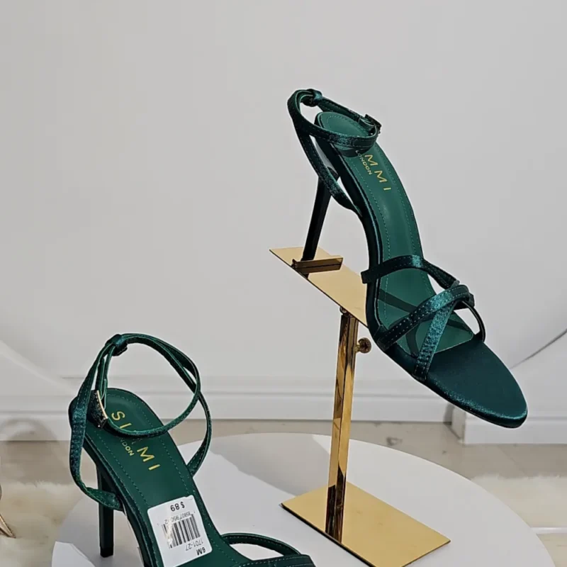 MULTI STRAP TOP HEELY SANDALS 1701-27