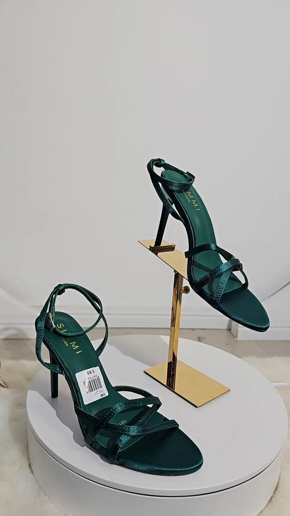 MULTI STRAP TOP HEELY SANDALS 1701-27