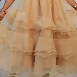 ORGANZA DOUBLE LAYERS SKIRT 0512 - Image 5