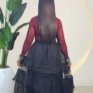 ORGANZA DOUBLE LAYERS SKIRT 0512 - Image 4