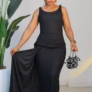 PLEATED WAIST TANK DRESS 892 - Image 3