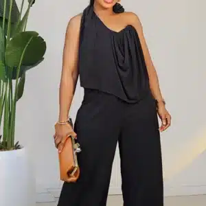 ROSE CURVE NECK TOP & PANT SET 909