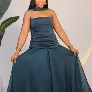 RUCH HALTER NECK SKATER DRESS 376 - Image 3