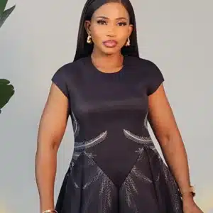 SCARF PRINT MIYAKI DRESS 0512 - Image 5