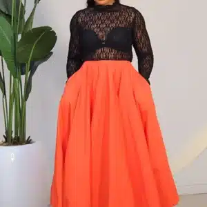 SKATER MIDI SKIRT 250103 - Image 2