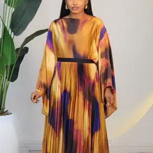 SPLASH PLEAT SKIRT & BAT SLEEVE TOP SET 683 - Image 3