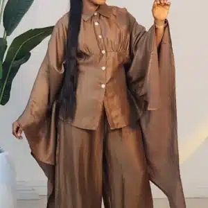 SWING KIMONO SLEEVE TOP & PANT SET 1012 - Image 2