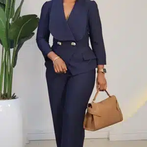 BOLD COLLAR JUMPSUIT L790 - Image 2