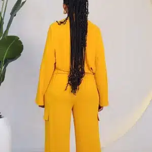 BREASTED FALSE POCKET SHIRT & PANT SET 1901A - Image 6