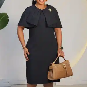 CAPE TUNIC DRESS L830