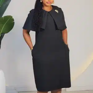 CAPE TUNIC DRESS L830 - Image 2