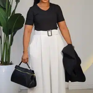 CASEMENT PLEAT PALAZZO PANT 3012 - Image 3