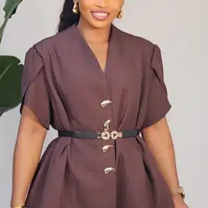 DETAILED SLEEVE JACKET & PANT SET 3012 - Image 5