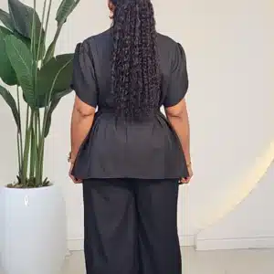 DETAILED SLEEVE JACKET & PANT SET 3012 - Image 6