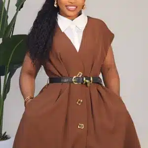 FLARE SHORT DRESS 3012 - Image 8