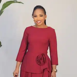 PEPLUM SIDE DRAPE PLEATED MAXI DRESS L784 - Image 3