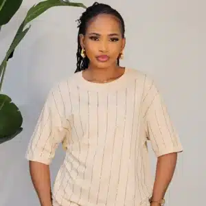 STUDDED FRONT STRIPE TSHIRT 0901 - Image 4