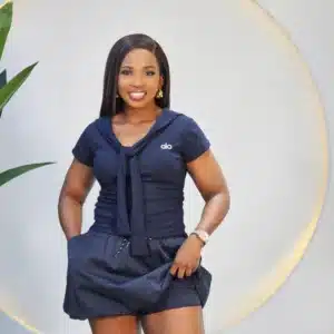 BACK CAPE KNOT TOP & SHORT SKIRT SET 2577 - Image 4