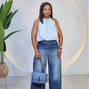 BUBBLE HEM PLEATED NECK TOP 8808