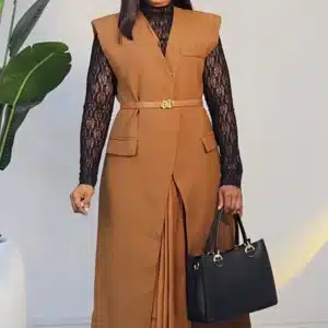 FRONT DRAPE DRESSS 2102 - Image 2