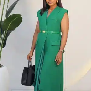 FRONT DRAPE DRESSS 2102 - Image 3