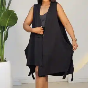 ONE BUTTON KIMONO JACKET 7389