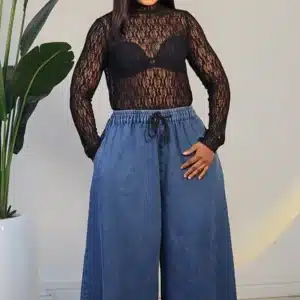 PALAZZO MOM JEANS 607 - Image 3