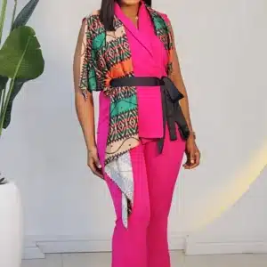 SHAWL WRAP TOP & PANT 2IN1 - Image 4