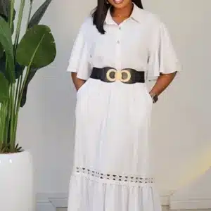 2-LAYERS HEM MAXI SKIRT & TOP