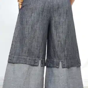 2-TONE CULOTTE MOM JEANS 69319 - Image 6