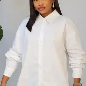 BACK BOW LACE INSERTED SHIRT 1603A - Image 3