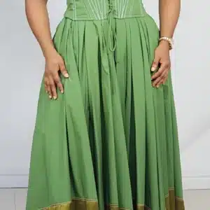 CORSET SPAG TOP & FLARE SKIRT SET 6186 - Image 4