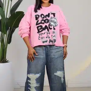 DON’T LOOK BACK INSCRIBE LONG SLEEVE TSHIRT 7302 - Image 2