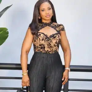 FLORAL MESH OPEN CHEST CORSET TOP