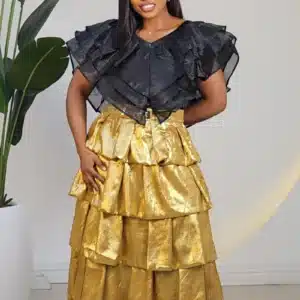 GLITTERS MULTI LAYERS SKIRT 2703A