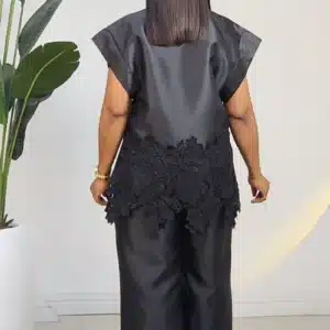 LACE HEM TOP & PANT SET 2503 - Image 6
