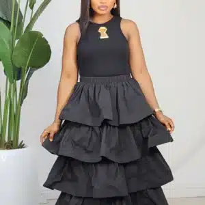 LAYERS MAXI SKIRT 9384 - Image 3