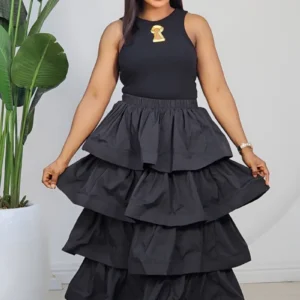 LAYERS MAXI SKIRT 9384