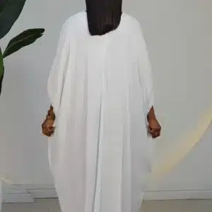 LINEN ABAYA DRESS 3026 - Image 7
