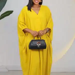 LINEN ABAYA DRESS 3026 - Image 6