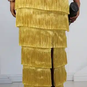 MULTI LAYERS FRINGE SKIRT 658 - Image 5