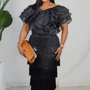 MULTI LAYERS FRINGE SKIRT 658 - Image 2