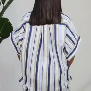 MULTI STRIPE SHIRT & SHORT SET 6016 - Image 6