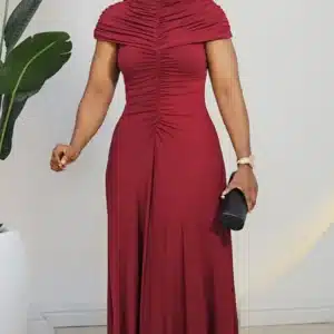 RUCH CAPE EVENING DRESS 2703A - Image 2