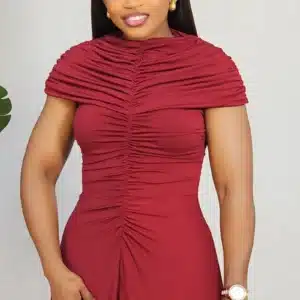 RUCH CAPE EVENING DRESS 2703A - Image 4