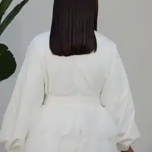 RUFFLE HEM BUBBLE SLEEVE BLAZER 993 - Image 5