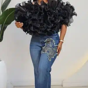 RUFFLE TUBE TOP 918 - Image 3